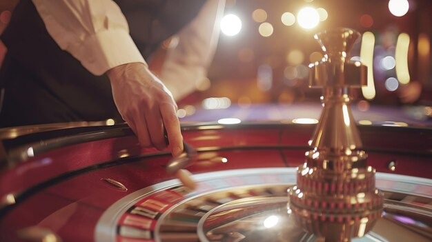Live European Roulette wheel and dealer at italia188 slot studio